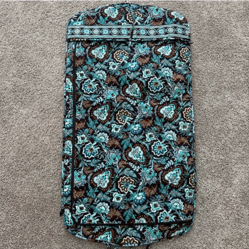 Vera Bradley Java Blue Paisley Travel Garment Bag